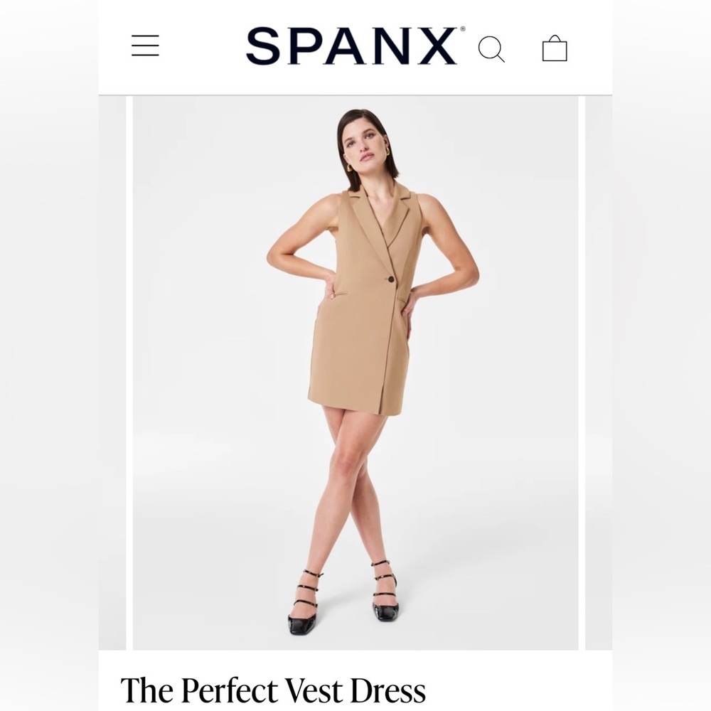 Spanx Perfect Vest Dress. NWT